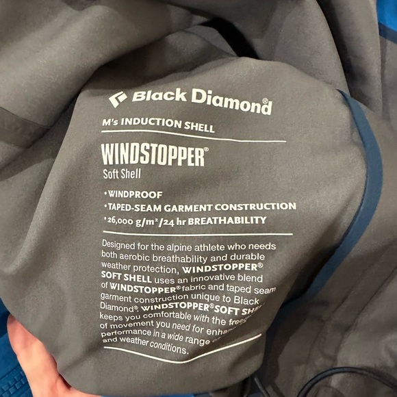 Black Diamond Mens Induction Shell - Picture 3 of 5
